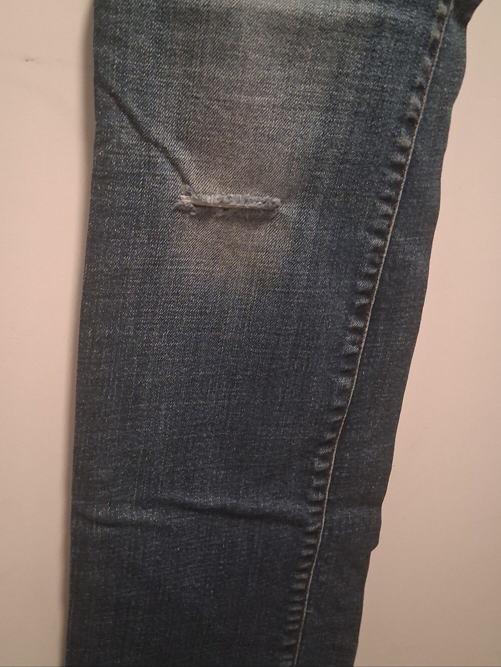 Classic Women's Levis 505 Straight Leg Blue Denim Jeans - Picture 6 of 8
